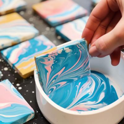 Water Marble Coaster Workshop - Sept 24th - 2pm