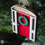 Christmas Door Personalized Ornament