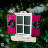 Christmas Window Personalized Ornament